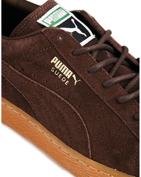 brown puma suede.